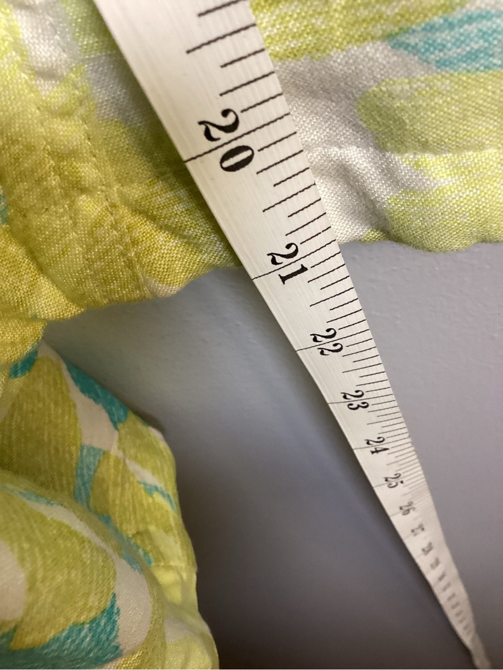 Ruby Rd. Pastel Yellow & Blue Floral Drawstring Linen Jacket - Picture 5 of 5